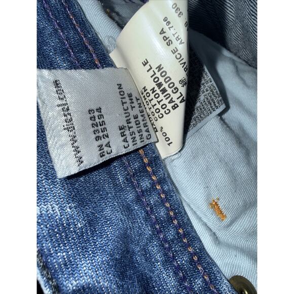 VTG 2001 Diesel Industry Italian Bootcut Low Rise Button Fly Mens 32x30 - Picture 9 of 9